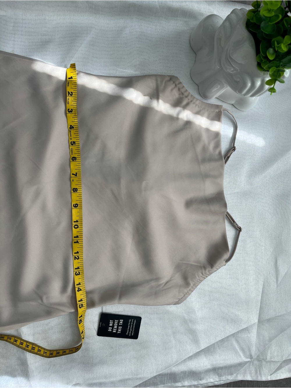 Express Neutral Cream Slip Midi Dress - Picture 4 of 4